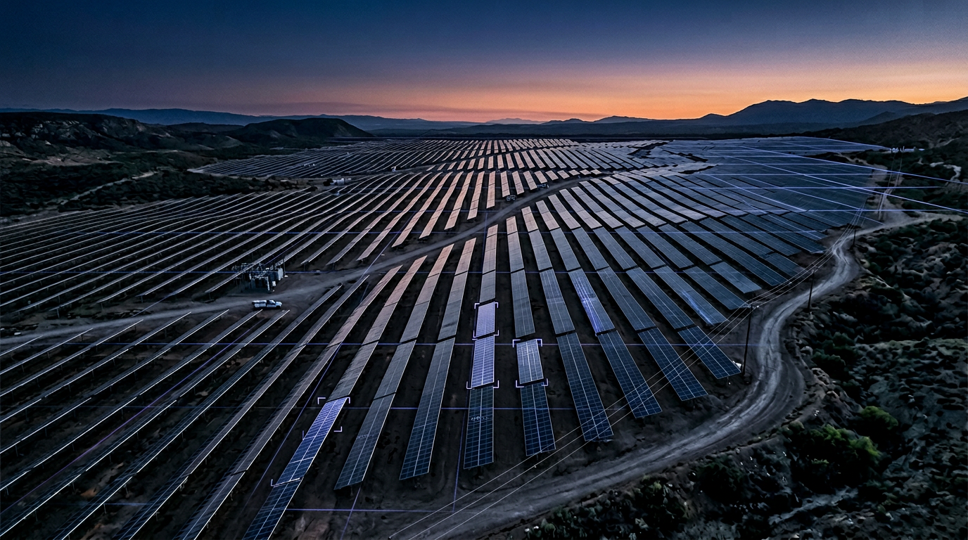 AI Solar Farm Monitoring